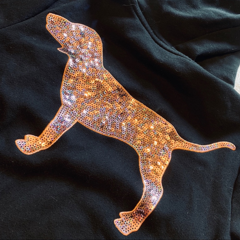 VS PINK Sequin Half Zip Hoodie